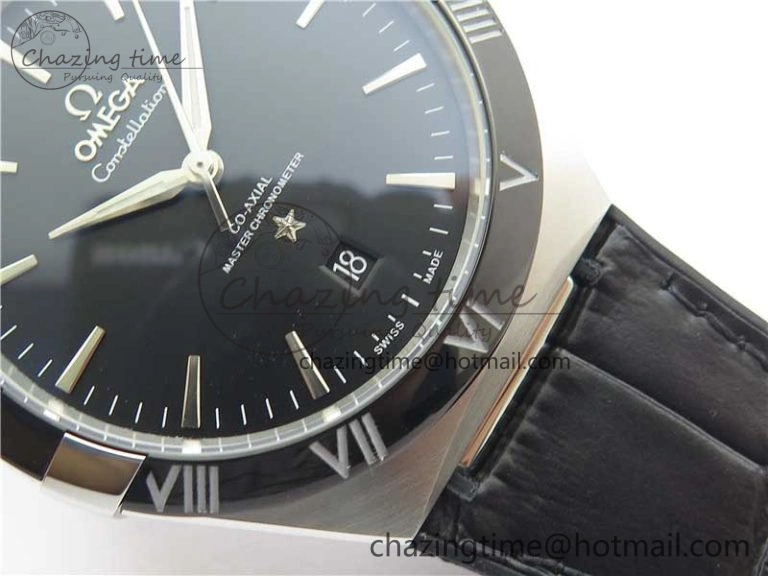 Constellation 131.33.41.21.03.001 SS TW Best Edition Black Dial On Gummy Strap A8500