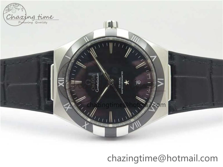 Constellation 131.33.41.21.03.001 SS TW Best Edition Black Dial On Gummy Strap A8500