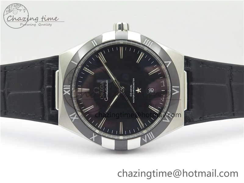 Constellation 131.33.41.21.03.001 SS TW Best Edition Black Dial On Gummy Strap A8500