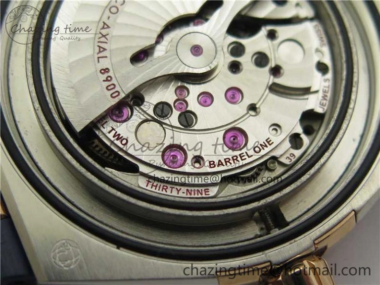 Constellation 131.33.41.21.03.001 SS RG TW Best Edition Blue Dial On Gummy Strap A8500