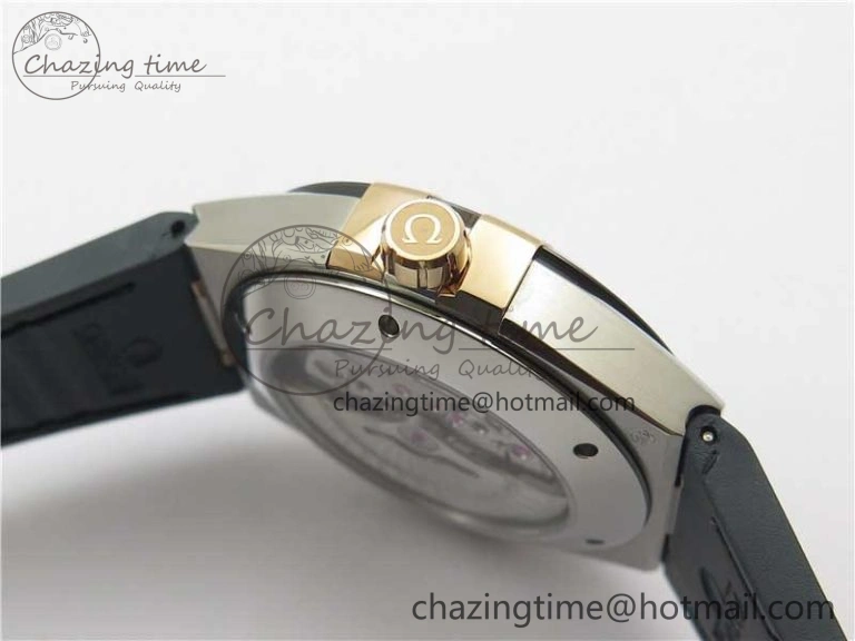 Constellation 131.33.41.21.03.001 SS RG TW Best Edition White Dial On Gummy Strap A8500