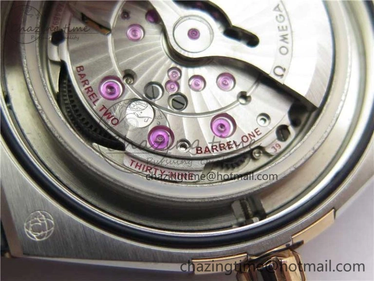 Constellation 131.33.41.21.03.001 SS RG TW Best Edition White Dial On Gummy Strap A8500