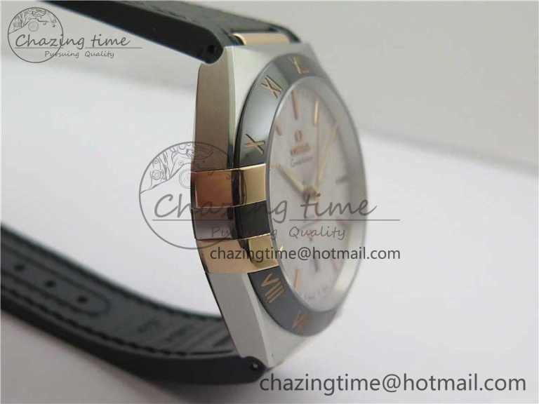 Constellation 131.33.41.21.03.001 SS RG TW Best Edition White Dial On Gummy Strap A8500