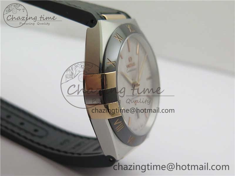 Constellation 131.33.41.21.03.001 SS RG TW Best Edition White Dial On Gummy Strap A8500