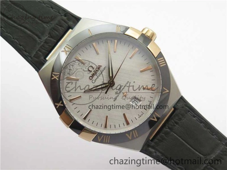 Constellation 131.33.41.21.03.001 SS RG TW Best Edition White Dial On Gummy Strap A8500