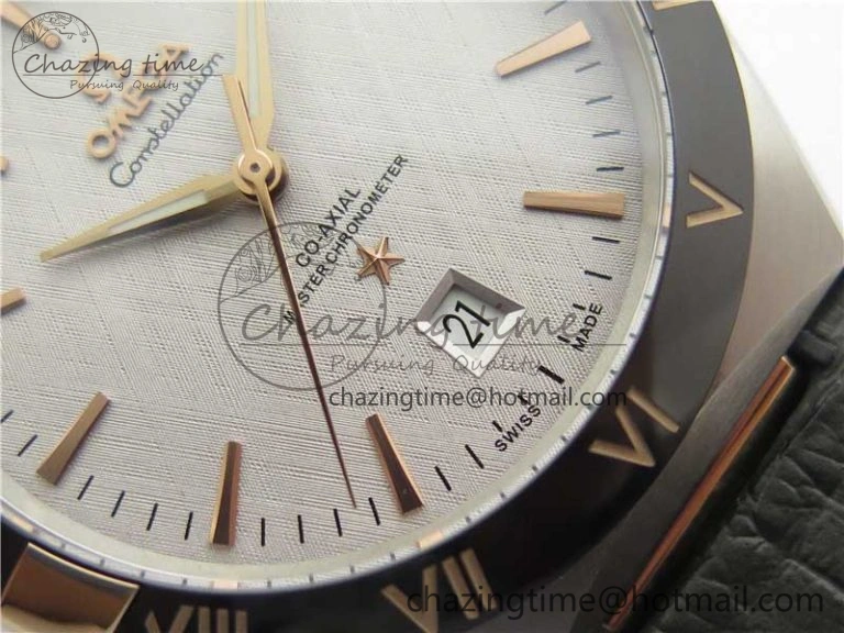 Constellation 131.33.41.21.03.001 SS RG TW Best Edition White Dial On Gummy Strap A8500
