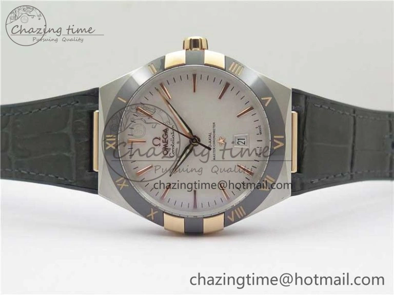 Constellation 131.33.41.21.03.001 SS RG TW Best Edition White Dial On Gummy Strap A8500