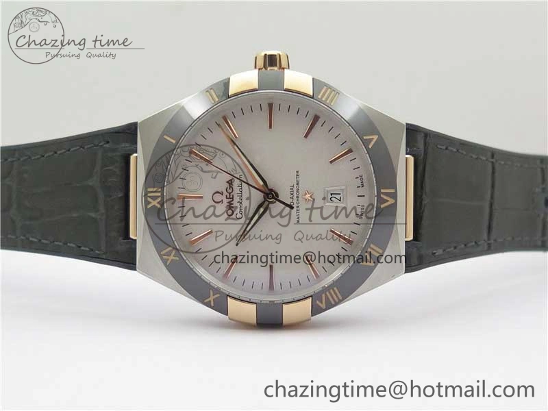 Constellation 131.33.41.21.03.001 SS RG TW Best Edition White Dial On Gummy Strap A8500