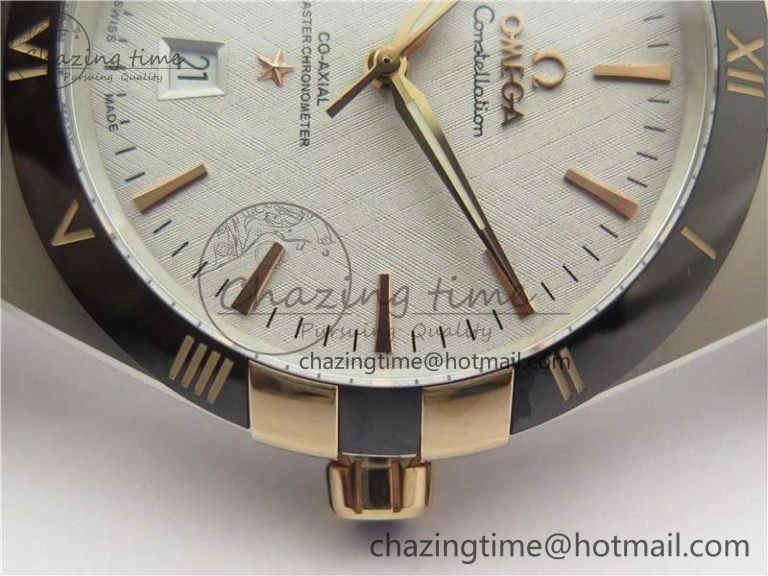 Constellation 131.33.41.21.03.001 SS RG TW Best Edition White Dial On Gummy Strap A8500