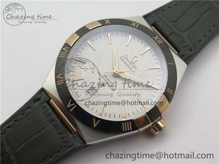 Constellation 131.33.41.21.03.001 SS RG TW Best Edition White Dial On Gummy Strap A8500