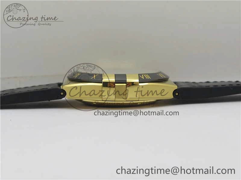 Constellation 131.33.41.21.03.001 YG TW Best Edition Black Dial On Gummy Strap A8500