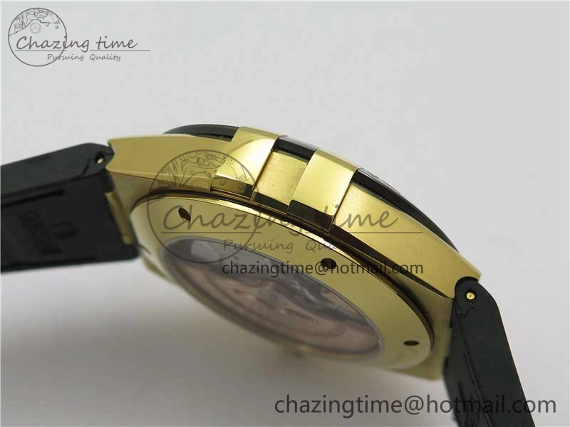 Constellation 131.33.41.21.03.001 YG TW Best Edition Black Dial On Gummy Strap A8500