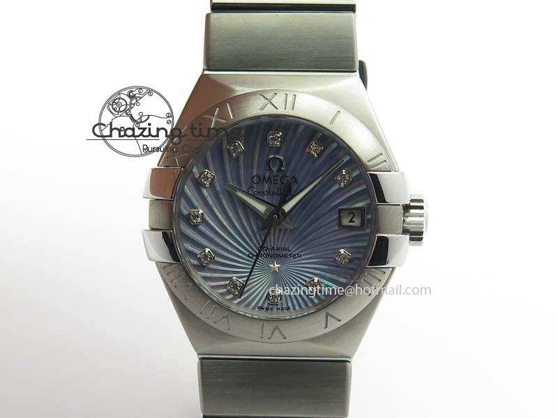 Constellation 28mm V6F Best Edition SS Blue Dial On SS Bracelet A8520
