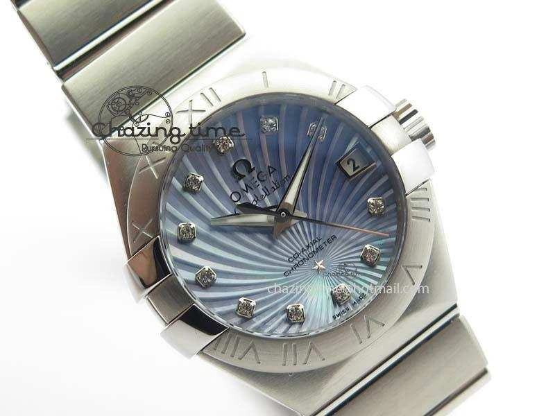 Constellation 28mm V6F Best Edition SS Blue Dial On SS Bracelet A8520