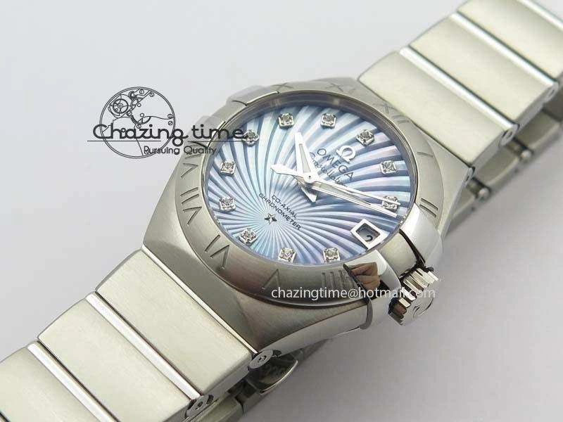 Constellation 28mm V6F Best Edition SS Blue Dial On SS Bracelet A8520
