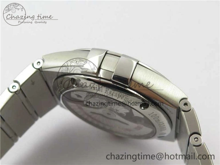 Constellation 38mm SS VSF 1:1 Best Edition Blue Textured Dial on SS Bracelet A8500 Super Clone