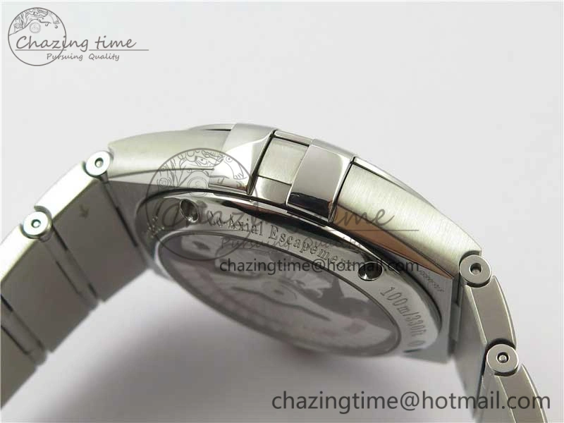 Constellation 38mm SS VSF 1:1 Best Edition Blue Textured Dial on SS Bracelet A8500 Super Clone