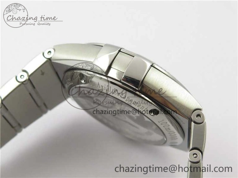 Constellation 38mm SS VSF 1:1 Best Edition Blue Textured Dial on SS Bracelet A8500 Super Clone