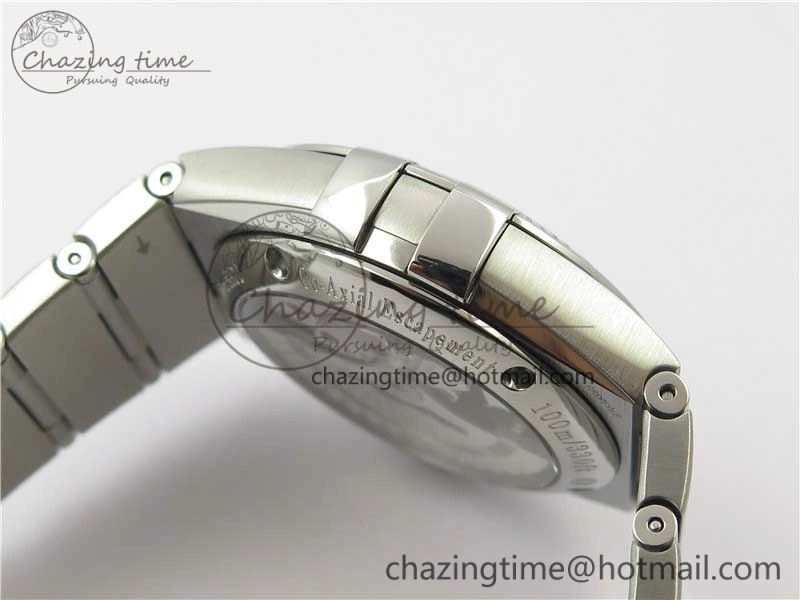 Constellation 38mm SS VSF 1:1 Best Edition Blue Textured Dial on SS Bracelet A8500 Super Clone
