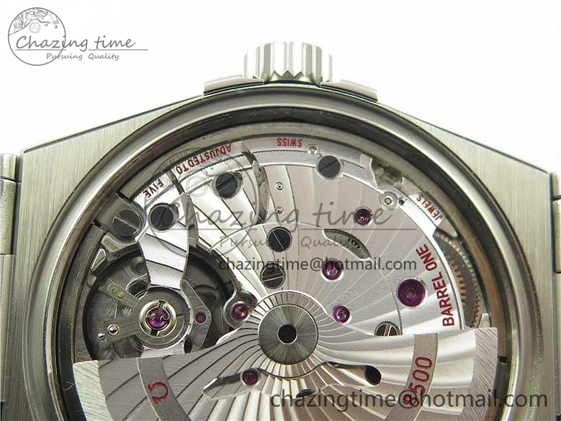 Constellation 38mm SS VSF 1:1 Best Edition Blue Textured Dial on SS Bracelet A8500 Super Clone