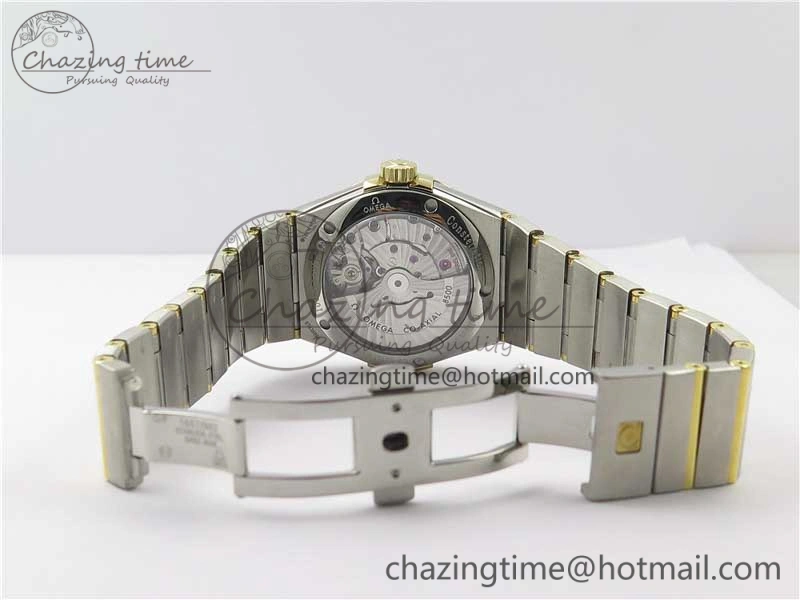 Constellation 38mm SS RG VSF 1:1 Best Edition Blue Textured Dial on SS RG Bracelet A8500 Super Clone