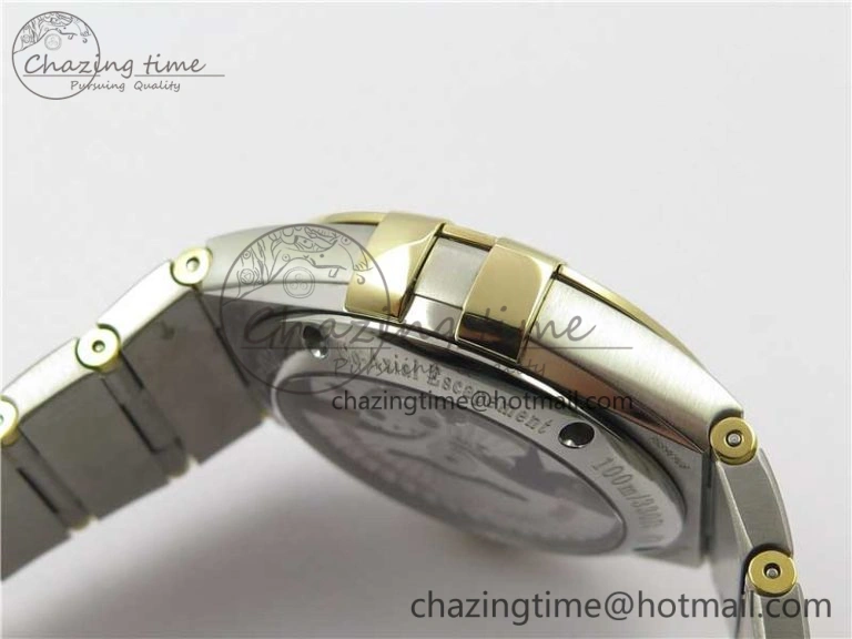 Constellation 38mm SS RG VSF 1:1 Best Edition Blue Textured Dial on SS RG Bracelet A8500 Super Clone