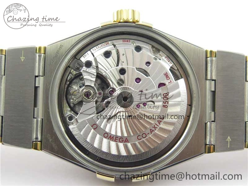 Constellation 38mm SS RG VSF 1:1 Best Edition Blue Textured Dial on SS RG Bracelet A8500 Super Clone