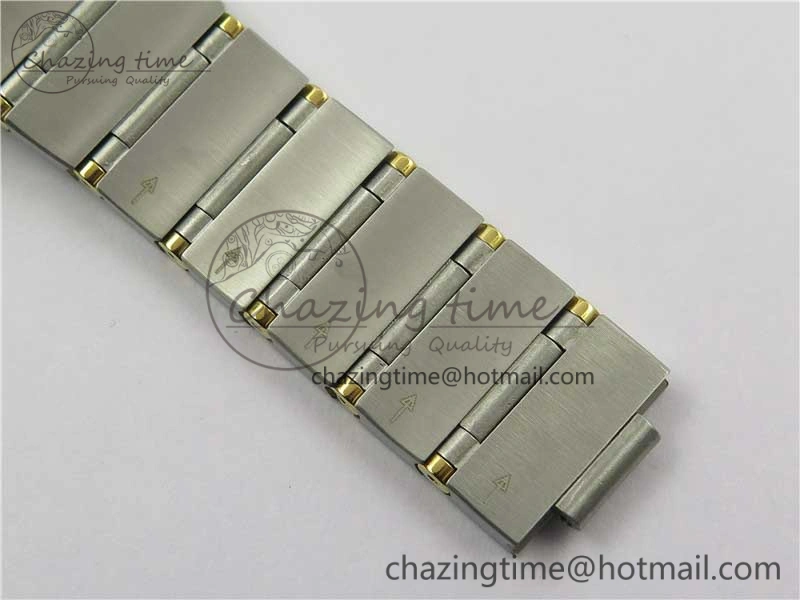 Constellation 38mm SS RG VSF 1:1 Best Edition WhiteTextured Dial on SS RG Bracelet A8500 Super Clone