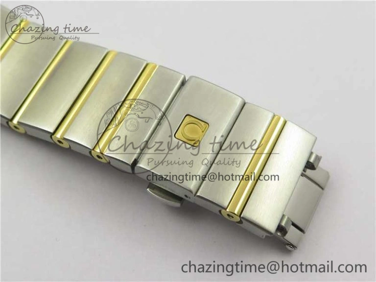 Constellation 38mm SS RG VSF 1:1 Best Edition WhiteTextured Dial on SS RG Bracelet A8500 Super Clone