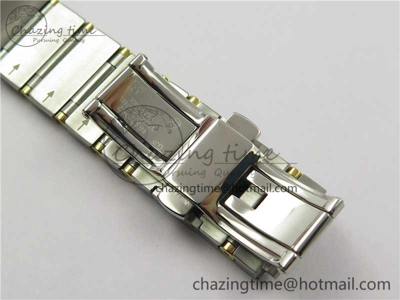 Constellation 38mm SS RG VSF 1:1 Best Edition WhiteTextured Dial on SS RG Bracelet A8500 Super Clone