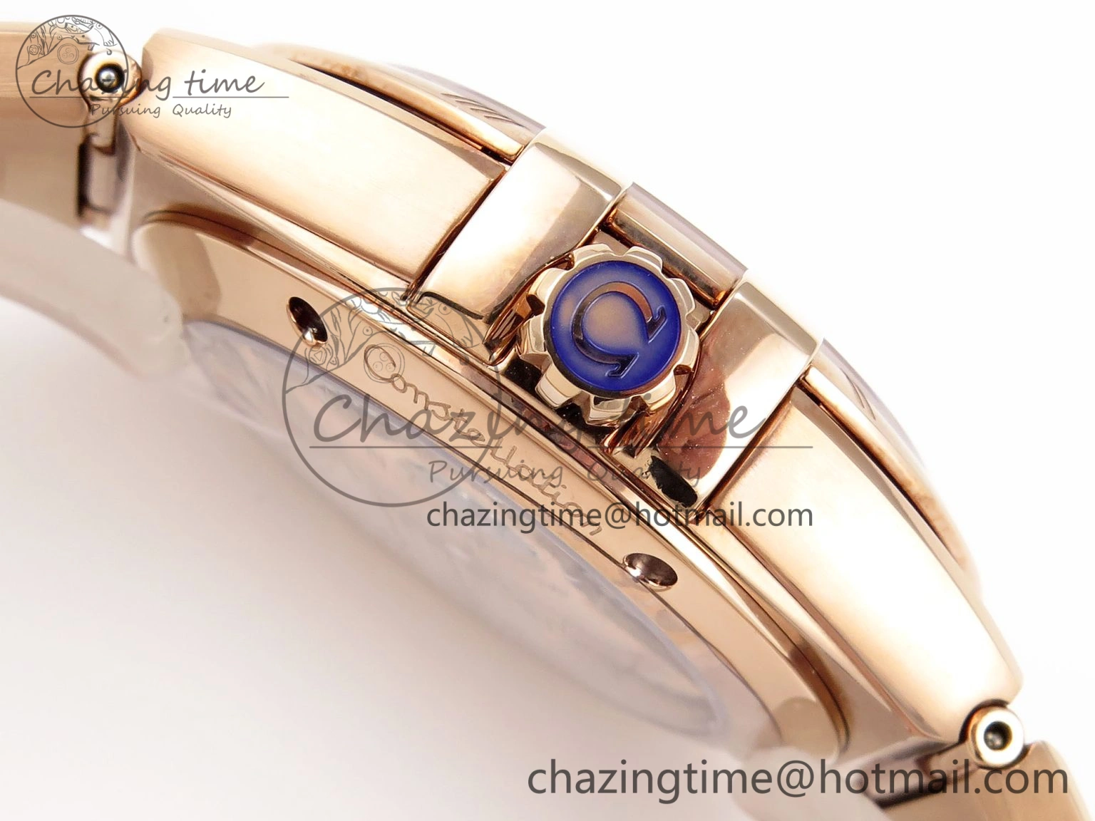 Constellation 39mm RG ASWF 1:1 Best Edition Blue Dial on RG Bracelet A8801