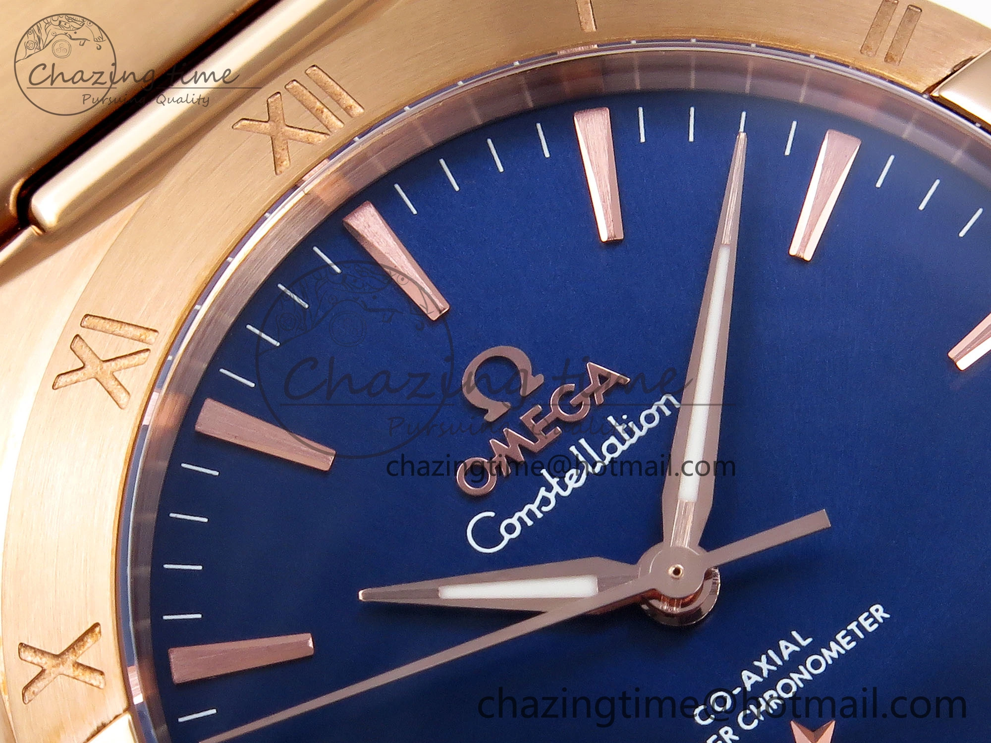 Constellation 39mm RG ASWF 1:1 Best Edition Blue Dial on RG Bracelet A8801