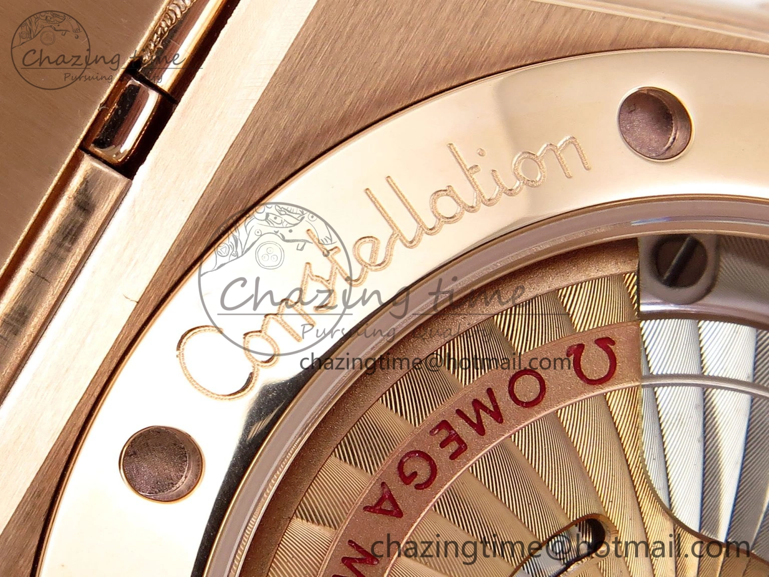Constellation 39mm RG ASWF 1:1 Best Edition Blue Dial on RG Bracelet A8801