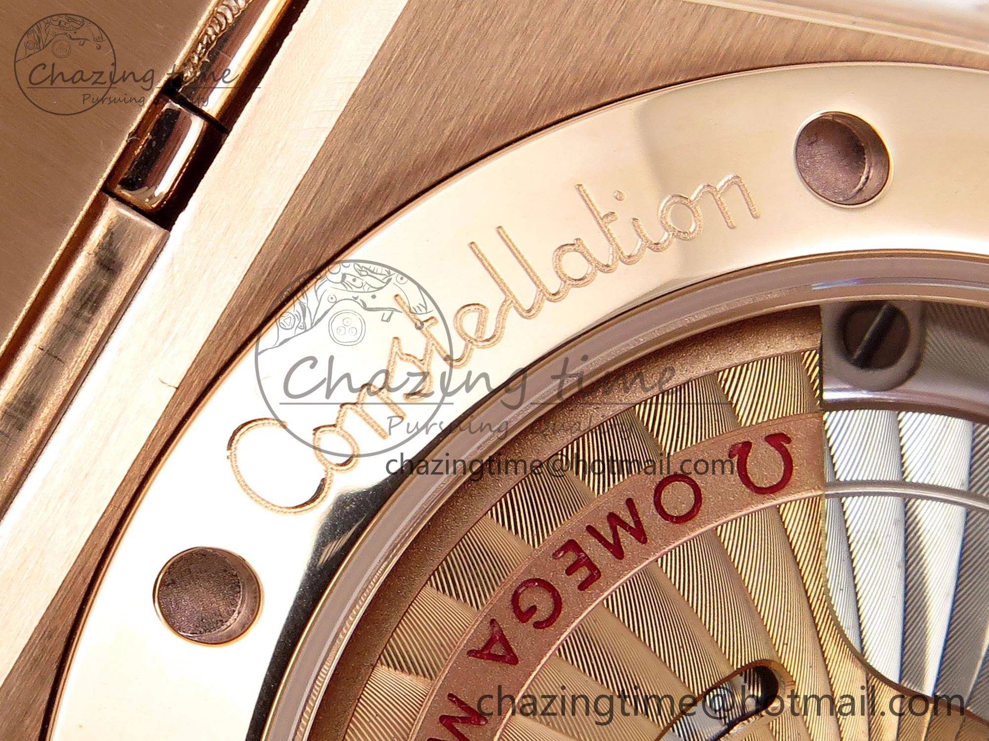 Constellation 39mm RG ASWF 1:1 Best Edition Blue Dial on RG Bracelet A8801