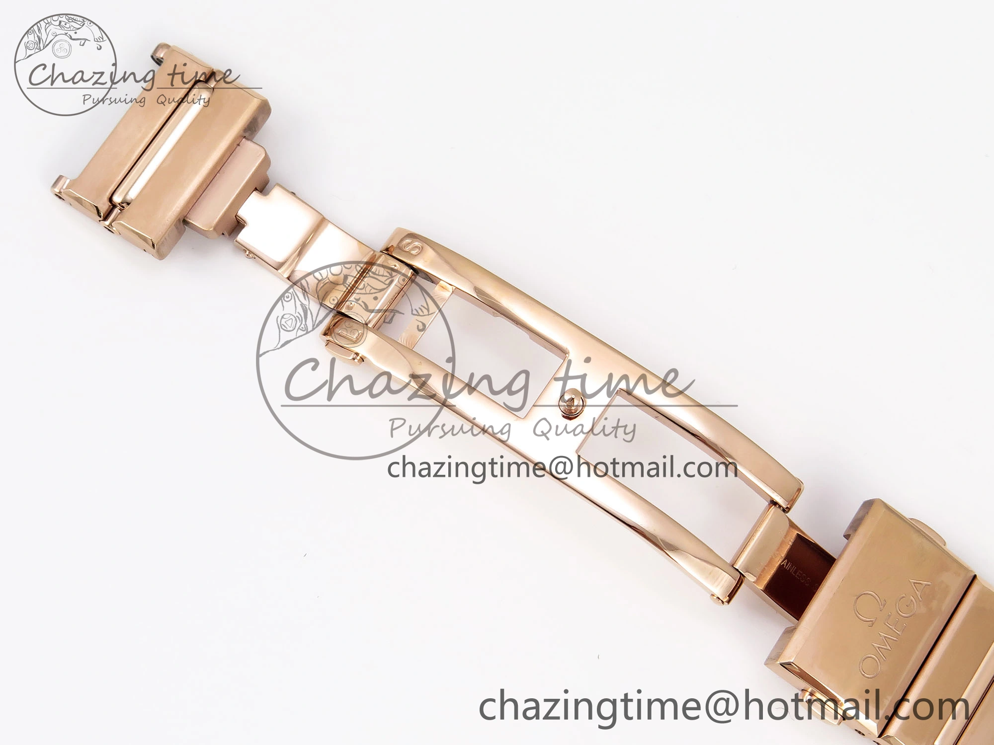 Constellation 39mm RG ASWF 1:1 Best Edition White Dial on RG Bracelet A8801