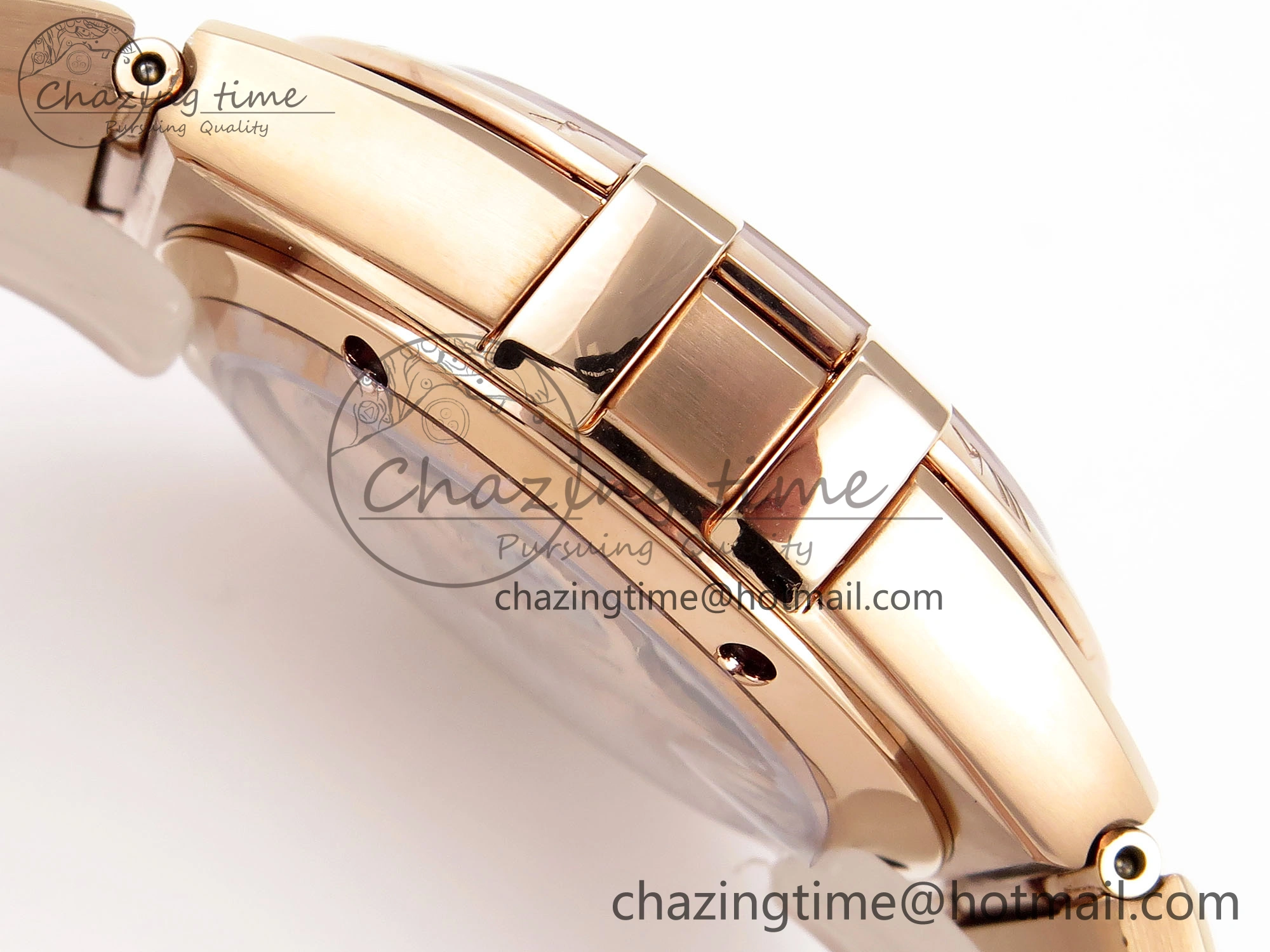 Constellation 39mm RG ASWF 1:1 Best Edition White Dial on RG Bracelet A8801
