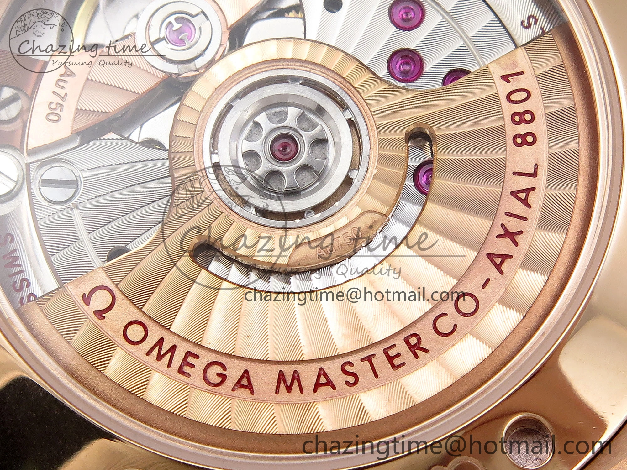 Constellation 39mm RG Diamonds Bezel ASWF 1:1 Best Edition White Dial on RG Bracelet A8801