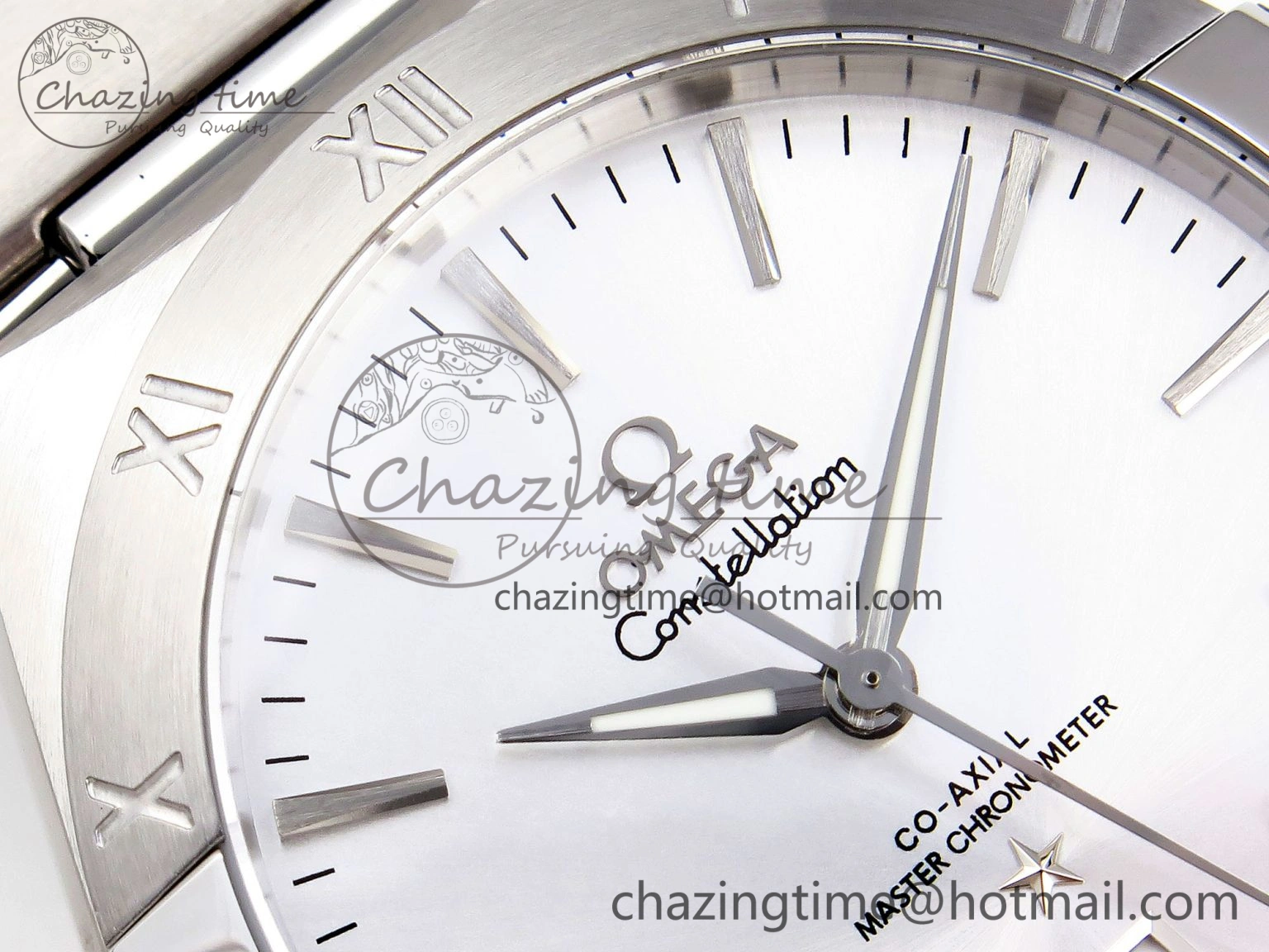 Constellation 39mm SS ASWF 1:1 Best Edition Silver Dial on SS Bracelet A8800