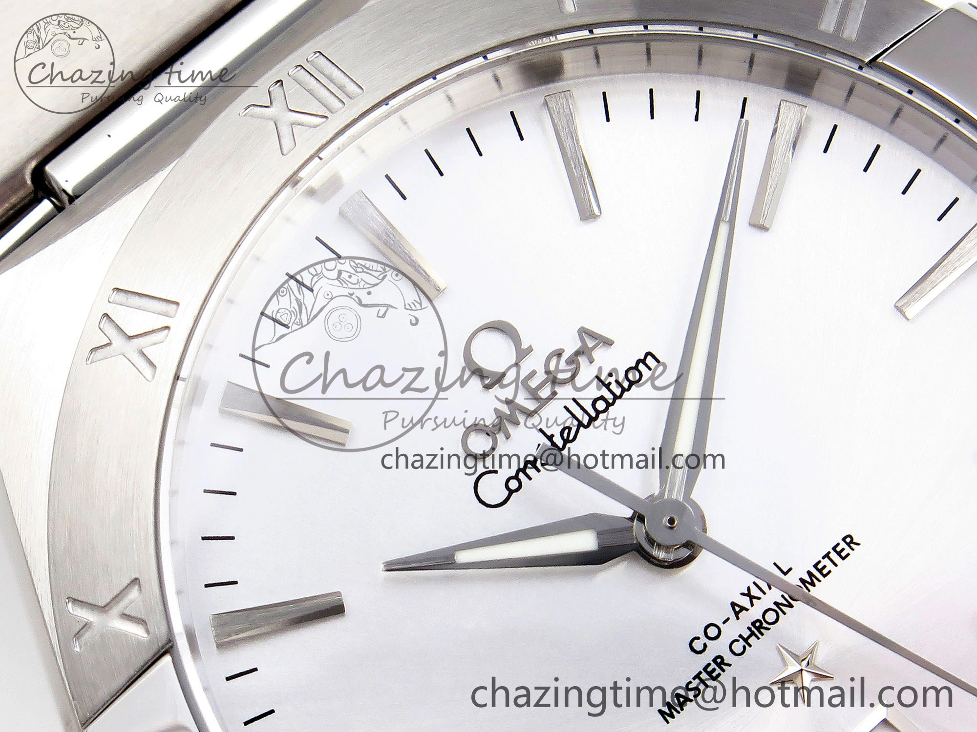Constellation 39mm SS ASWF 1:1 Best Edition Silver Dial on SS Bracelet A8800