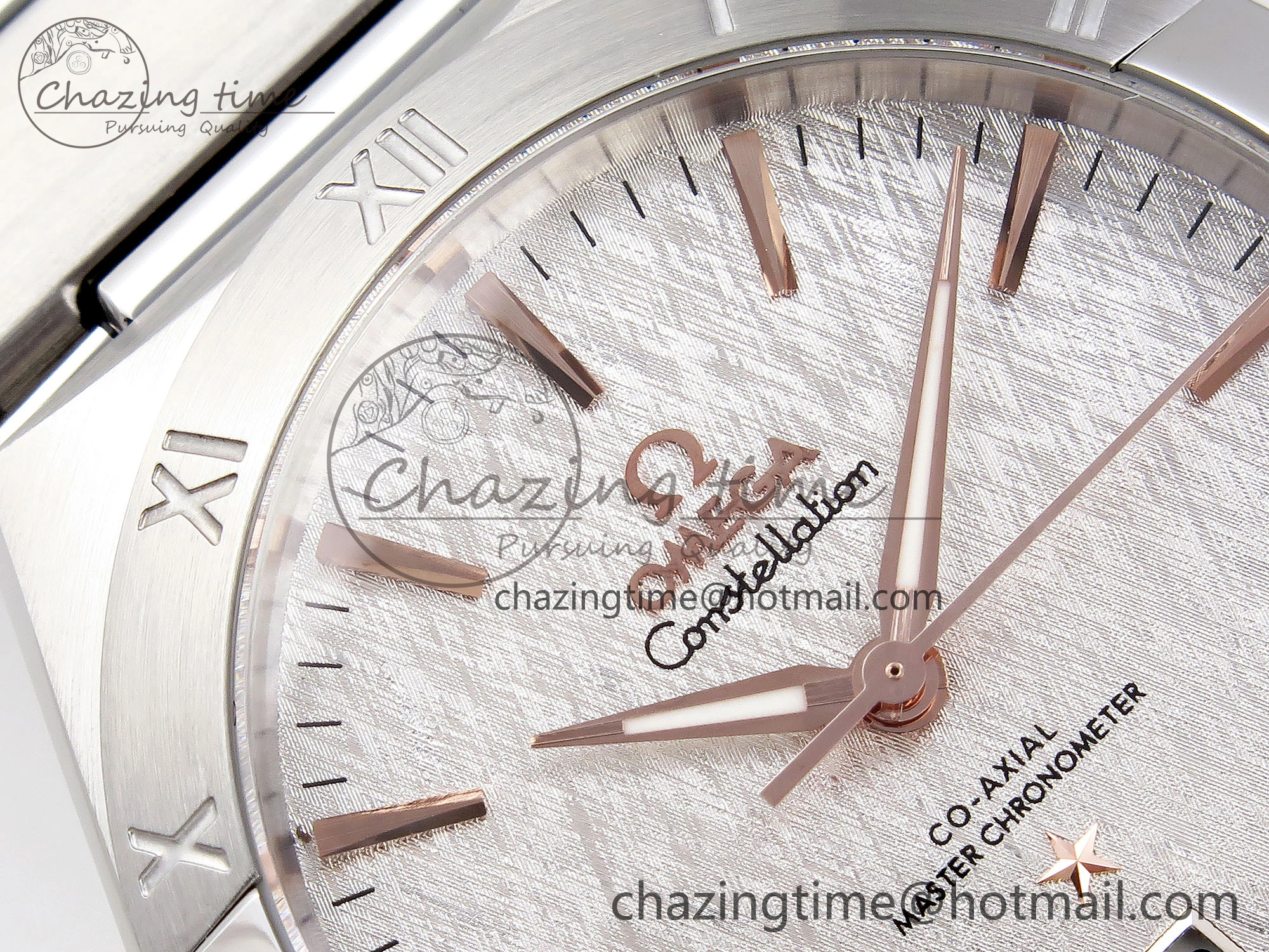 Constellation 39mm SS ASWF 1:1 Best Edition White Textured Dial on SS Bracelet A8800