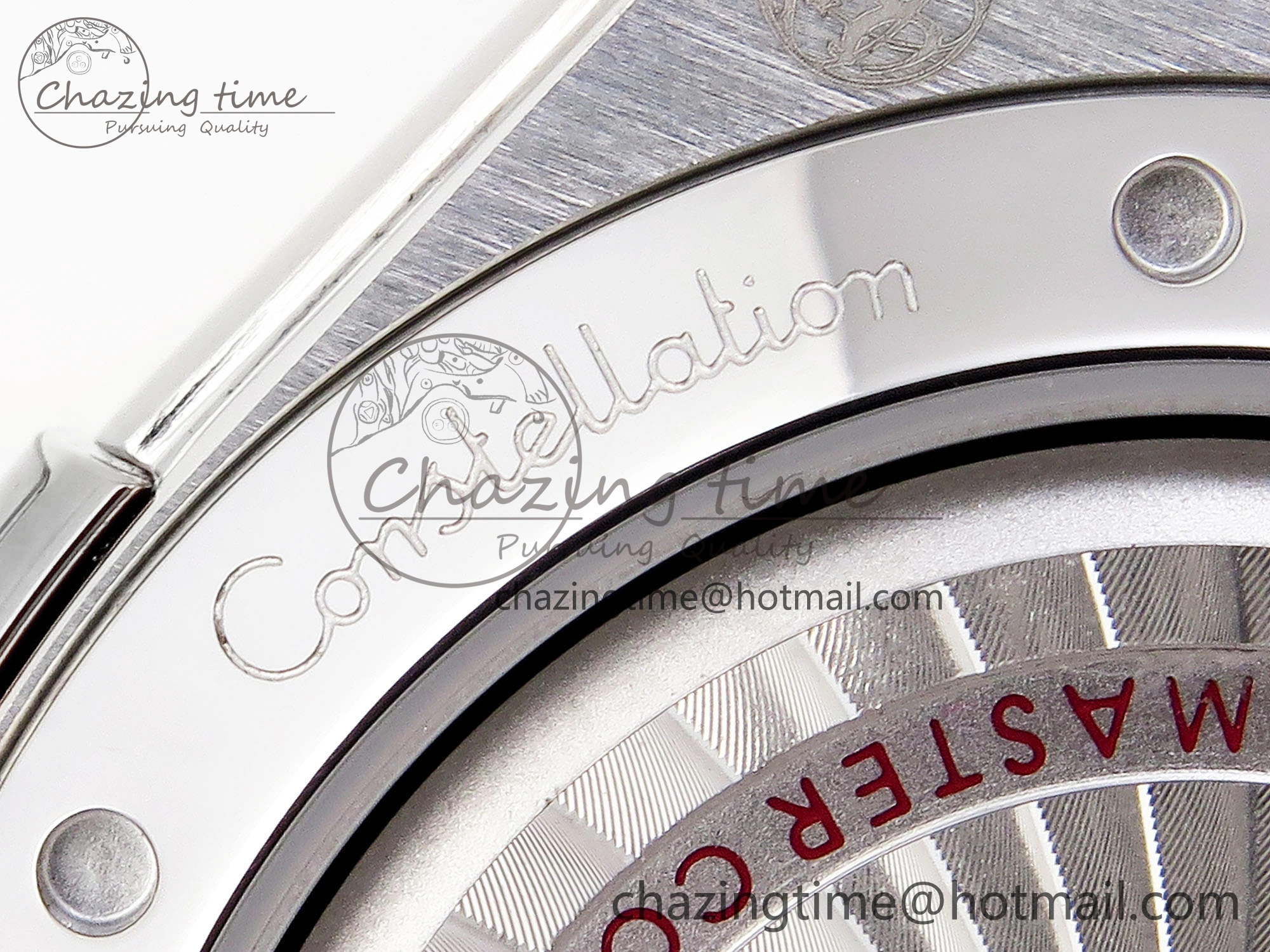 Constellation 39mm SS ASWF 1:1 Best Edition White Textured Dial on SS Bracelet A8800