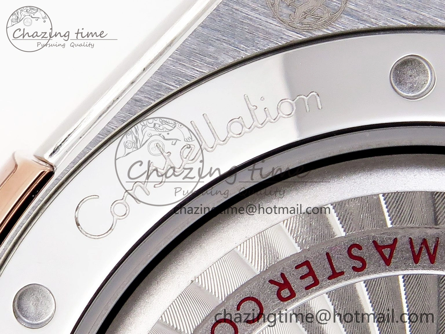 Constellation 39mm SS RG ASWF 1:1 Best Edition White Dial on SS RG Bracelet A8800