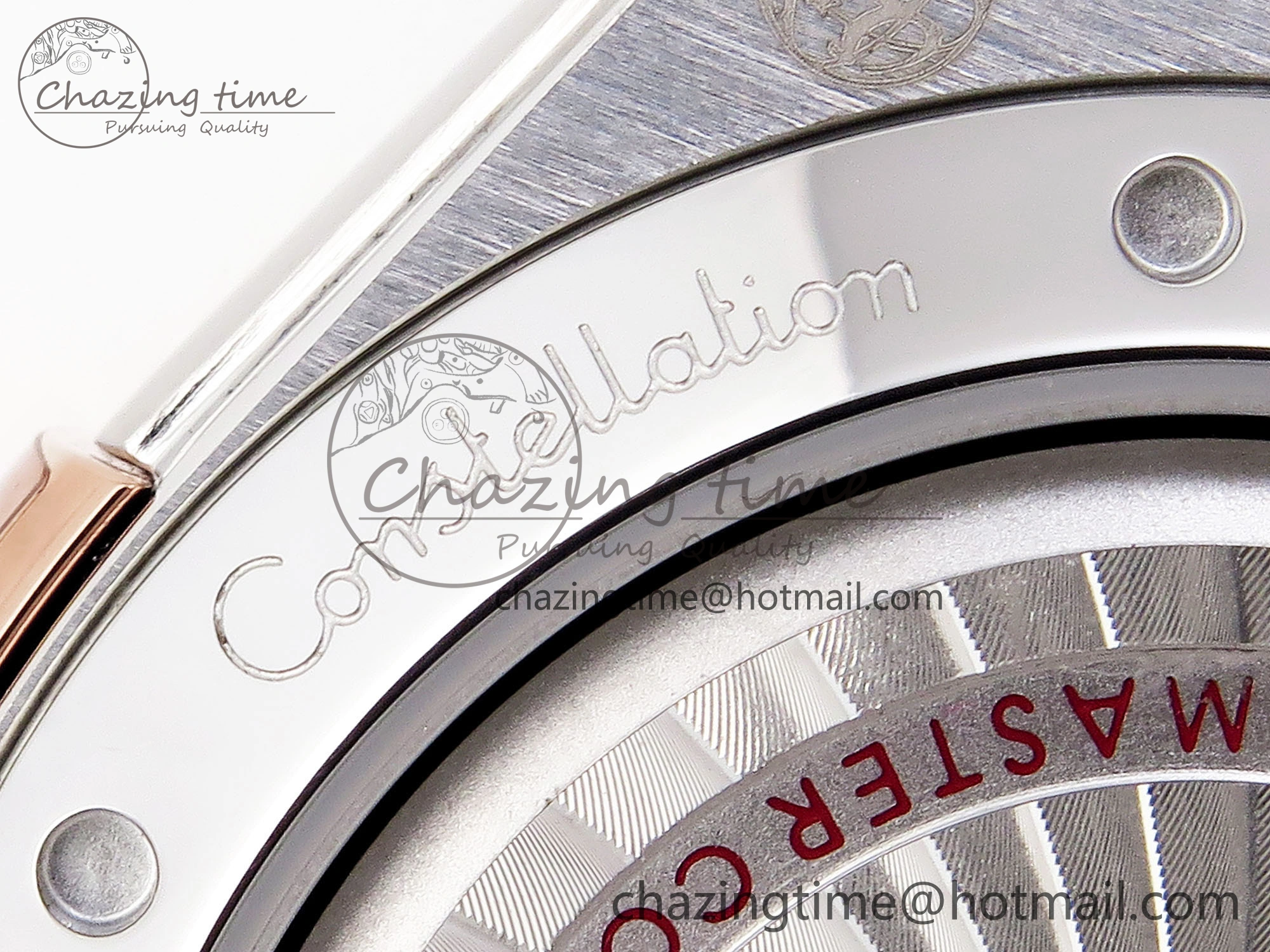 Constellation 39mm SS RG ASWF 1:1 Best Edition White Dial on SS RG Bracelet A8800