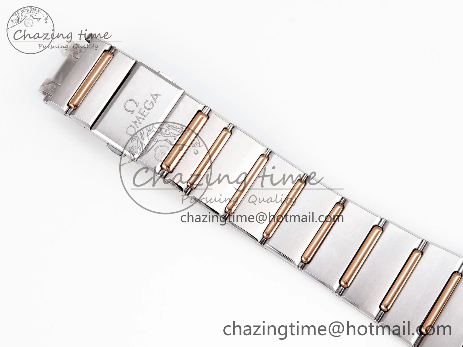 Constellation 39mm SS RG ASWF 1:1 Best Edition White Dial on SS RG Bracelet A8800