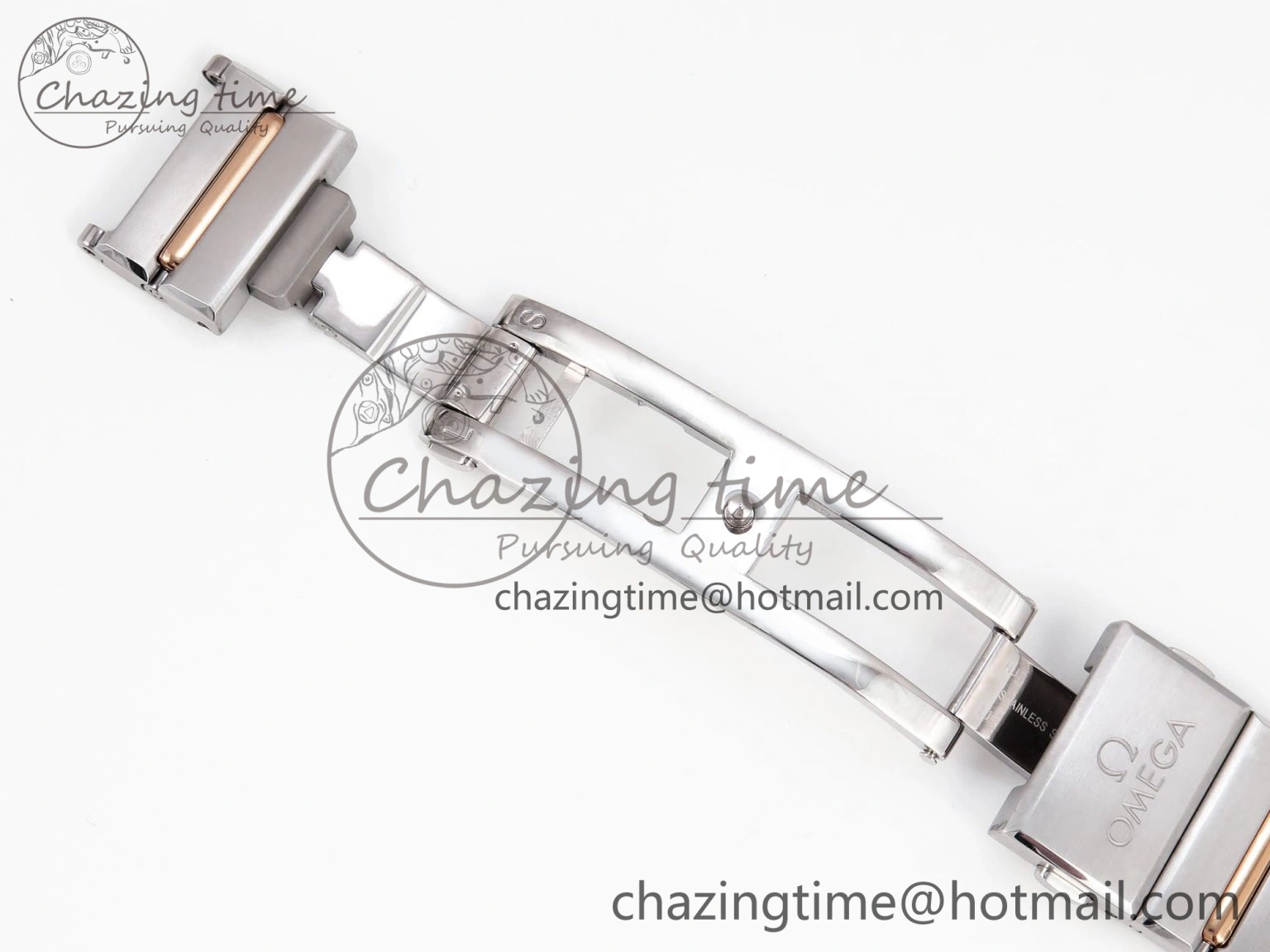 Constellation 39mm SS RG ASWF 1:1 Best Edition White Dial on SS RG Bracelet A8800