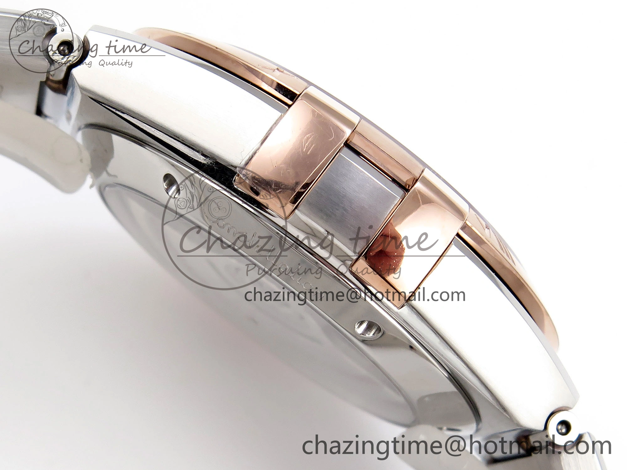 Constellation 39mm SS RG ASWF 1:1 Best Edition White Diamonds Dial on SS RG Bracelet A8800