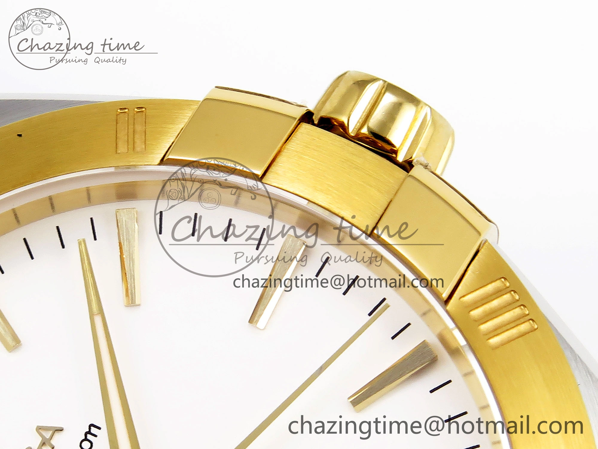 Constellation 39mm SS YG ASWF 1:1 Best Edition White Dial on SS YG Bracelet A8800