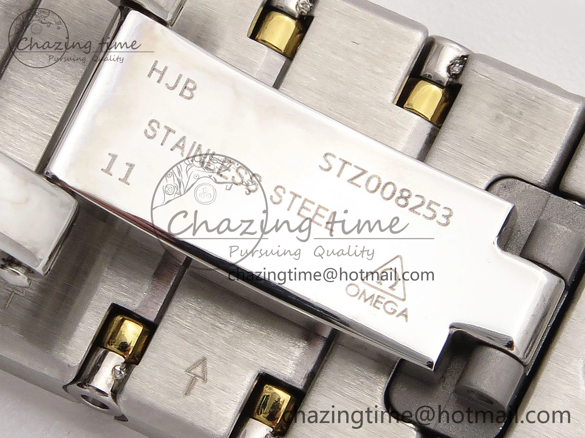 Constellation 39mm SS YG ASWF 1:1 Best Edition YG Diamonds Dial on SS YG Bracelet A8800