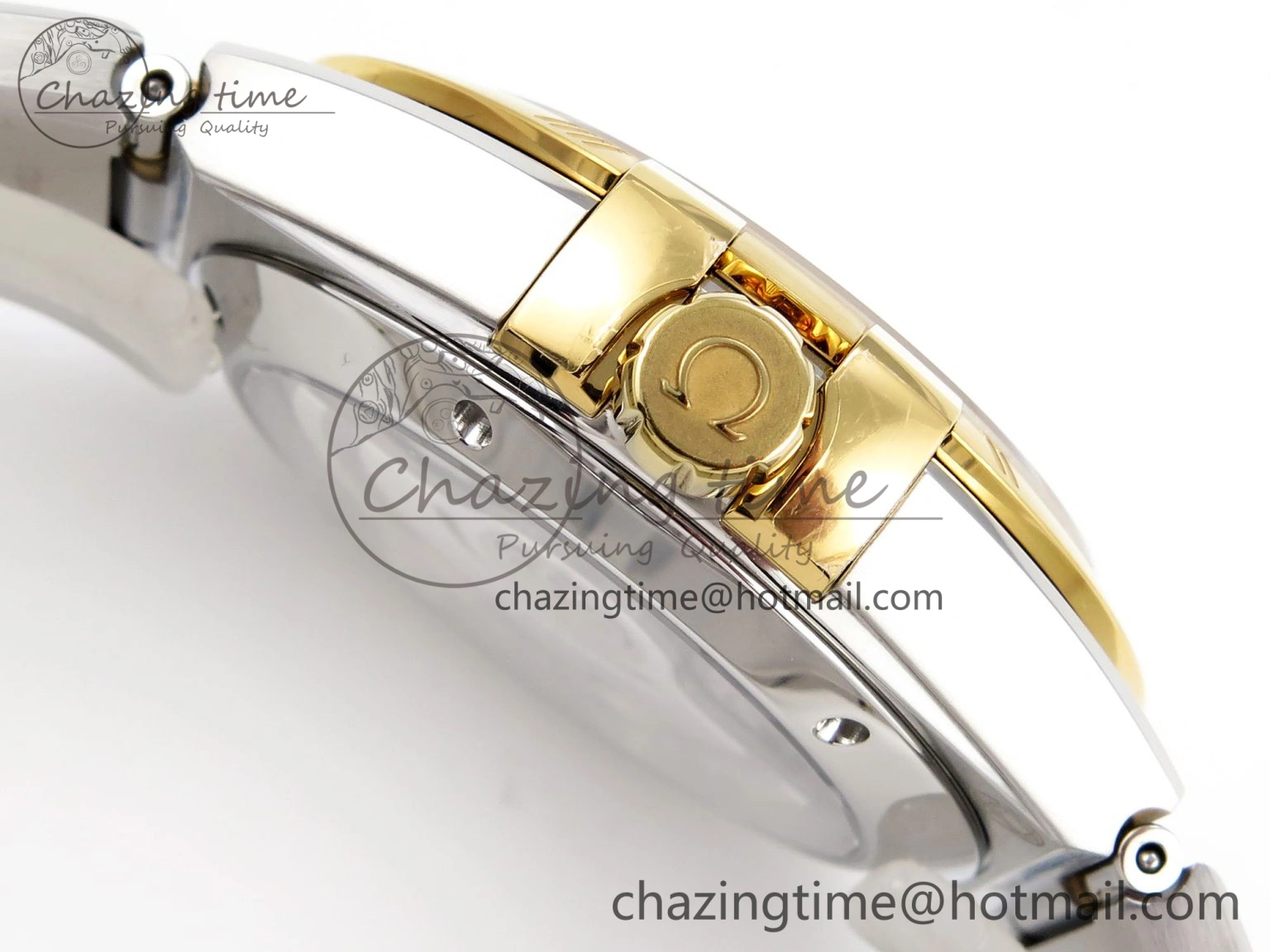 Constellation 39mm SS YG ASWF 1:1 Best Edition YG Diamonds Dial on SS YG Bracelet A8800