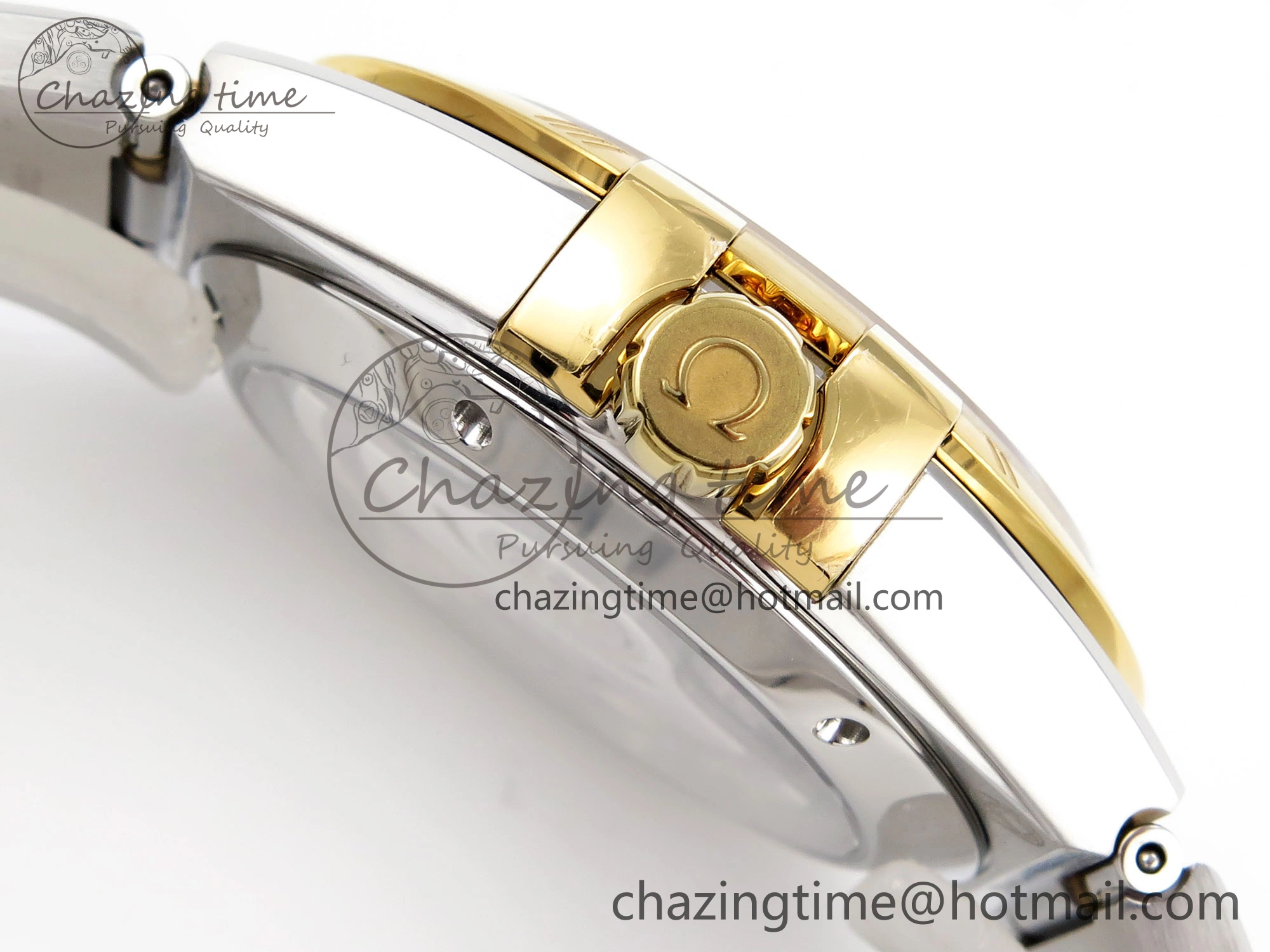 Constellation 39mm SS YG ASWF 1:1 Best Edition YG Diamonds Dial on SS YG Bracelet A8800